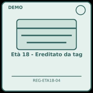 Età 18 - Ereditato da tag