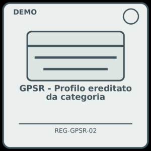 GPSR - Profilo ereditato da categoria