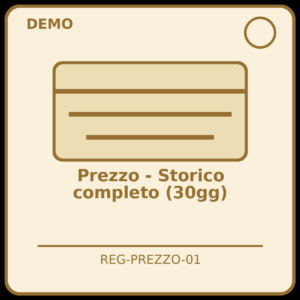 Prezzo - Storico completo (30gg)