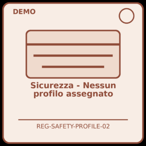 Sicurezza - Nessun profilo assegnato