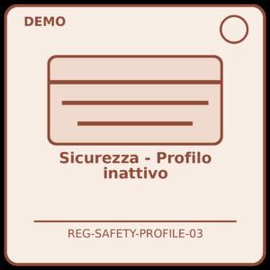 Sicurezza - Profilo inattivo