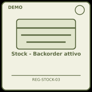 Stock - Backorder attivo