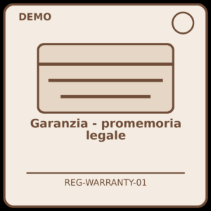 Garanzia - promemoria legale