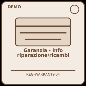 Garanzia - info riparazione/ricambi