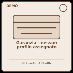Garanzia - nessun profilo assegnato